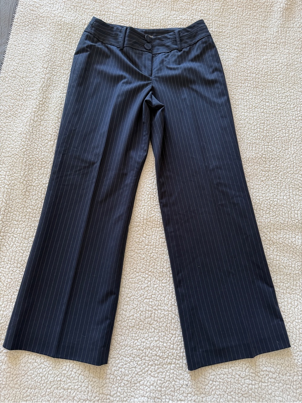 Ann Taylor Pinstripe Dress Pants Sz 8